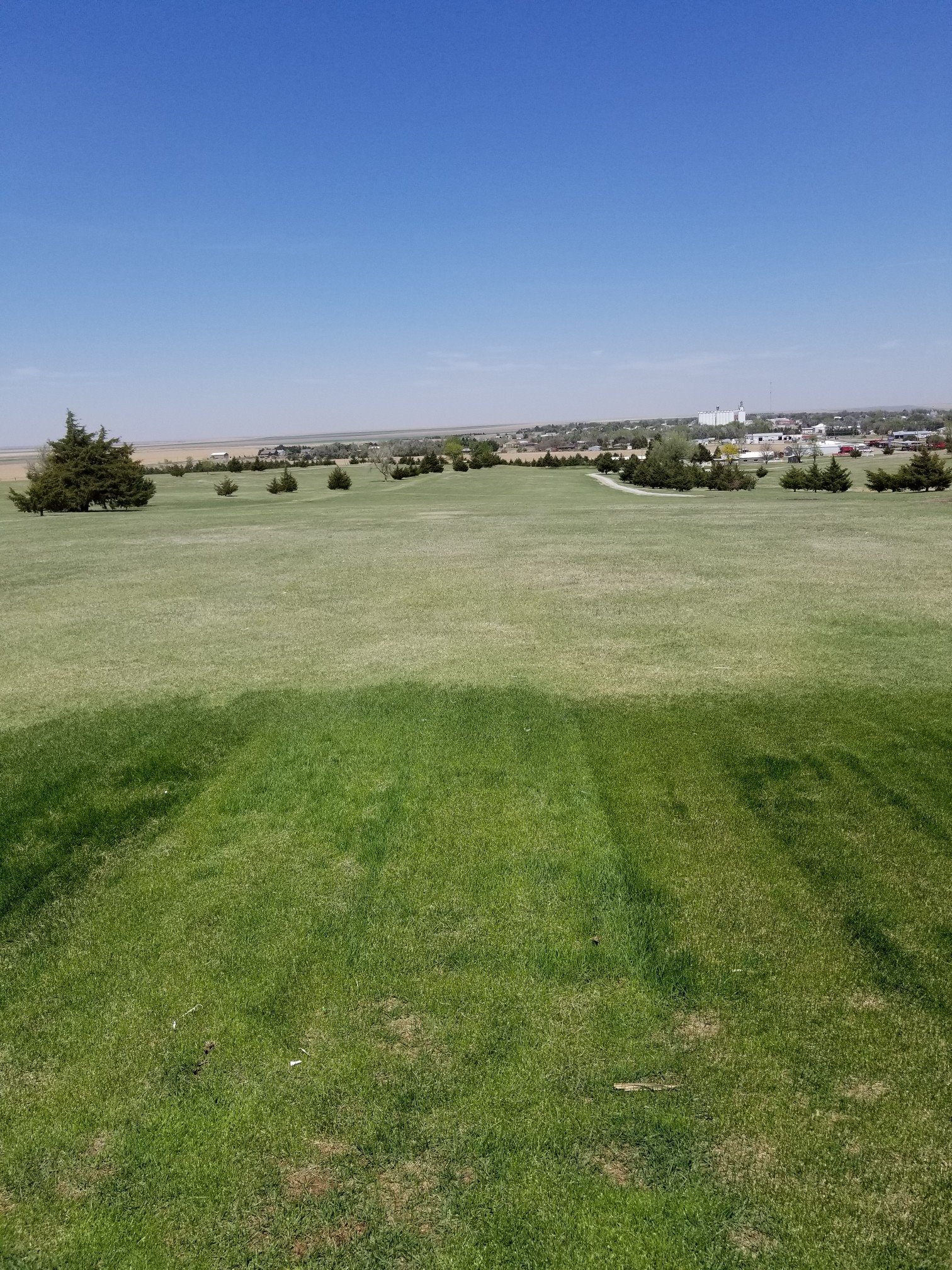 Golf course from hole 9