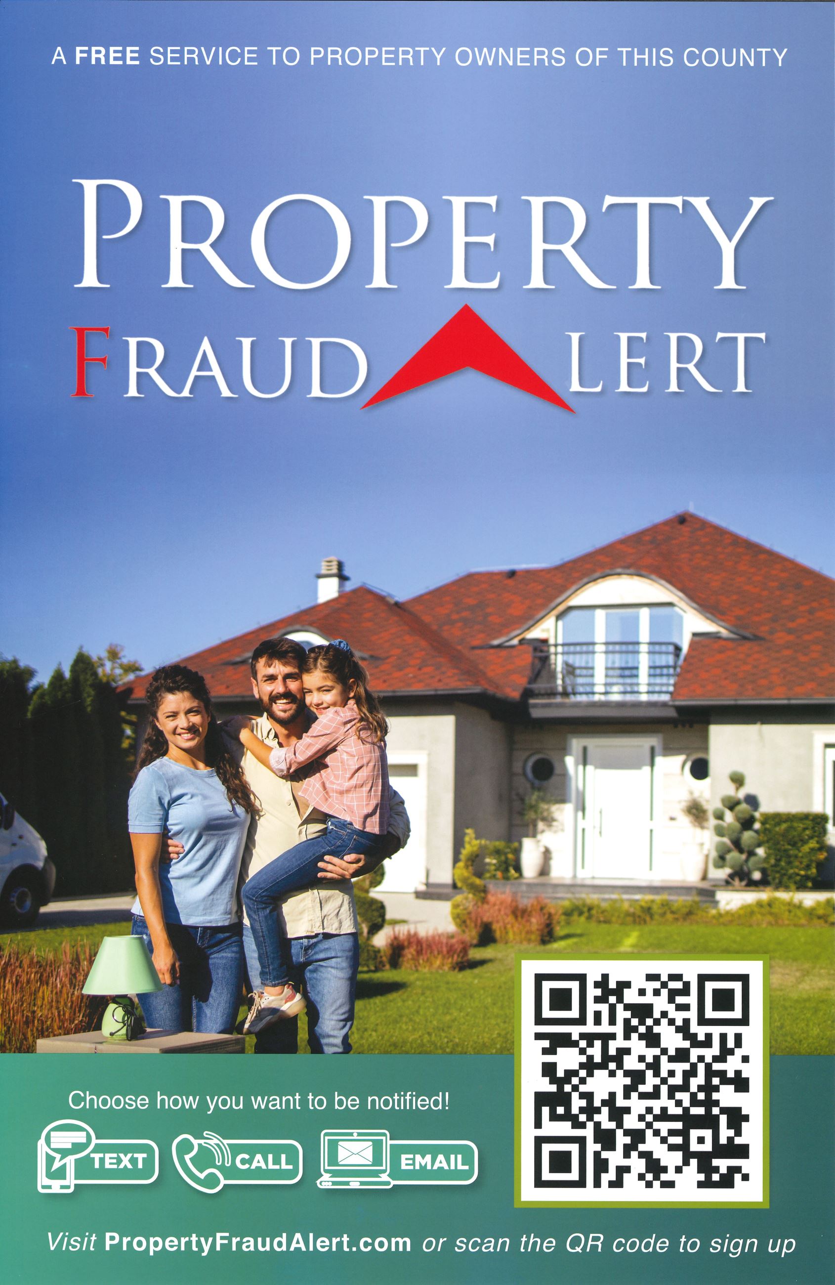Property Fraud Alert Poster